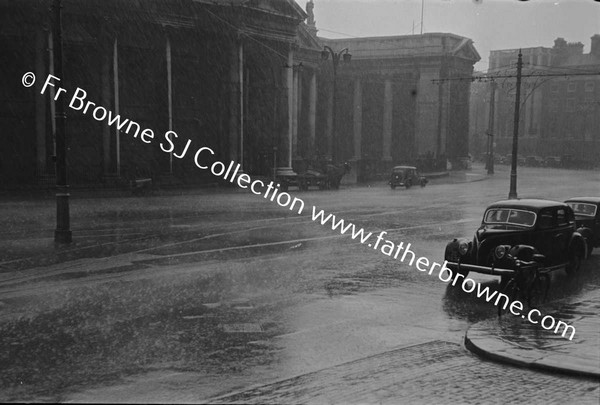 COLLEGE GREEN BANK OF IRELAND CLOUD BURST